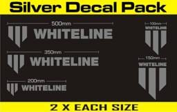 Whiteline KWM003 Whiteline Decal Kits 10 Pk Silver
