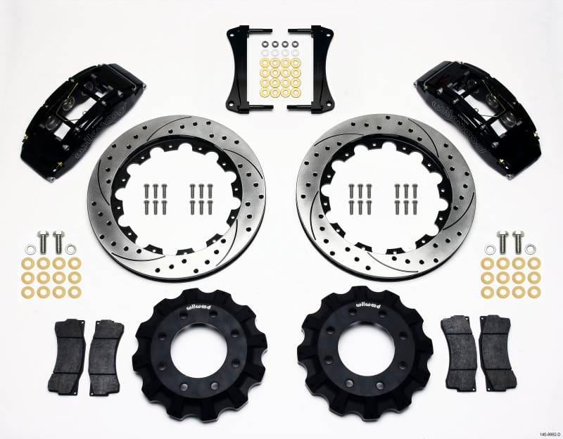 Wilwood 140-8992-D Wilwood TC6R Front Kit 16.00in Drilled 1999-2014 GM Truck/SUV 1500