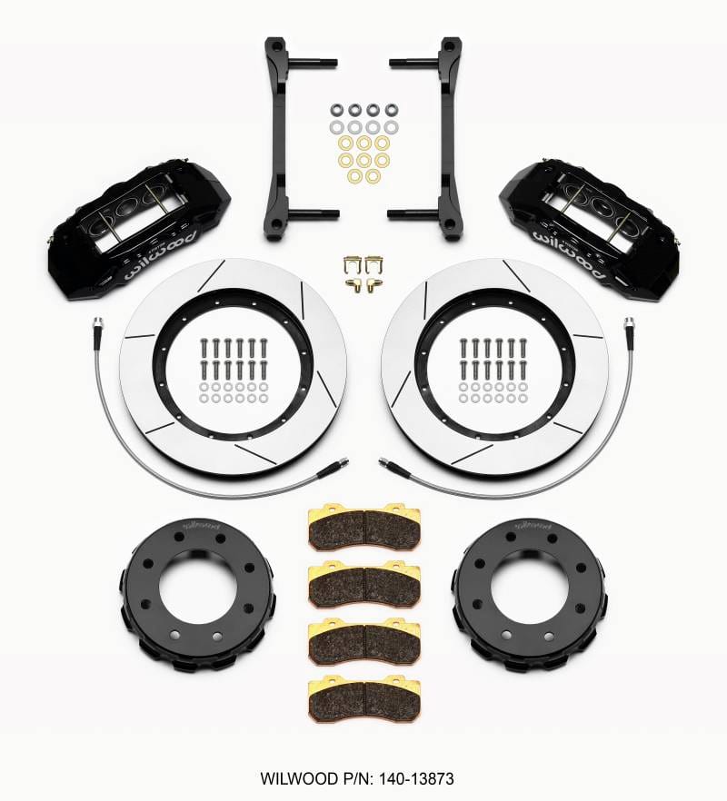 Wilwood 140-13873 Wilwood TX6R Front Kit 15.00in Black 2011-2015 GM Truck/SUV 2500
