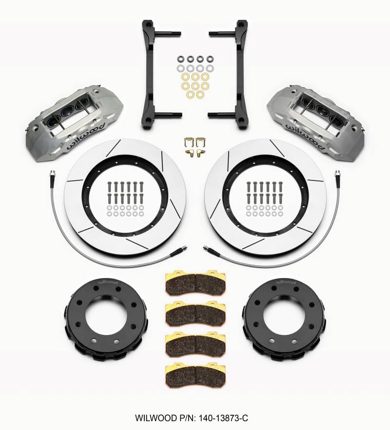 Wilwood 140-13873-C Wilwood TX6R Front Kit 15.00in Clear Ano 2011-2015 GM Truck/SUV 2500