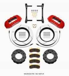 Wilwood 140-13873-R Wilwood TX6R Front Kit 15.00in Red 2011-2015 GM Truck/SUV 2500