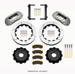Wilwood 140-13876-C Wilwood TX6R Front Kit 16.00in Clear Ano 1999-2014 GM Truck/SUV 1500