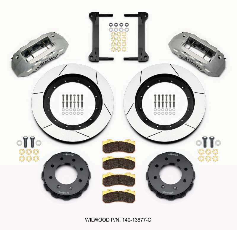 Wilwood 140-13877-C Wilwood TX6R Front Kit 16.00in Clear Ano 1999-2010 GM H2 Truck/SUV 2500