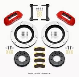 Wilwood 140-13877-R Wilwood TX6R Front Kit 16.00in Red 1999-2010 GM H2 Truck/SUV 2500