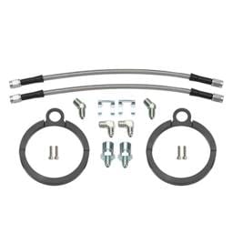 Wilwood 220-17289 Wilwood Flexline Kit 12 inch -3 3/8-24 IF 1/8-27 NPT 90 Degree
