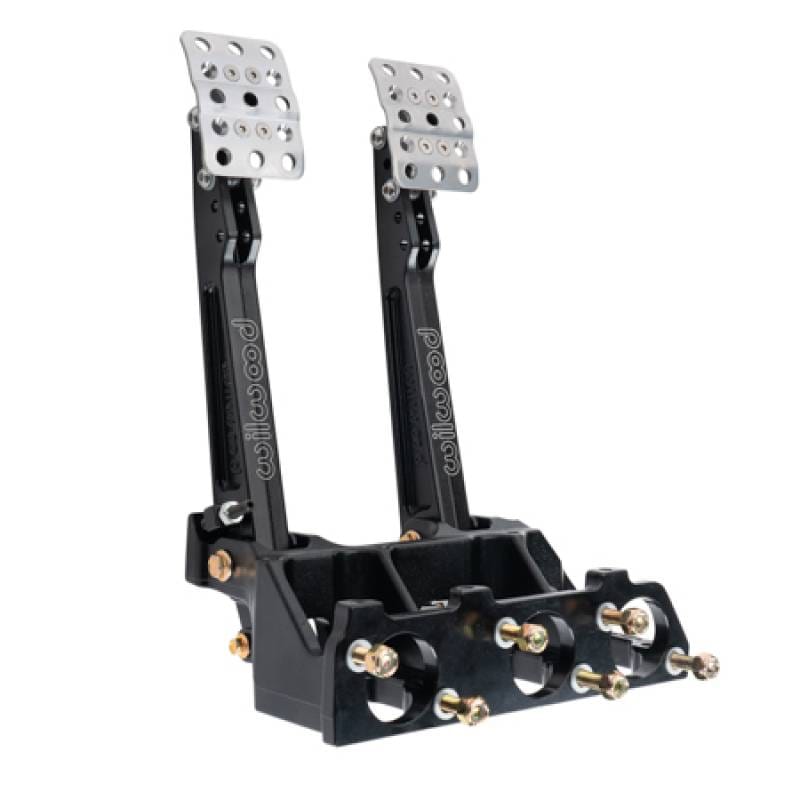 Wilwood 340-17804 Wilwood Reverse Swing Triple Master Cylinder Pedal w/Tru-Bar