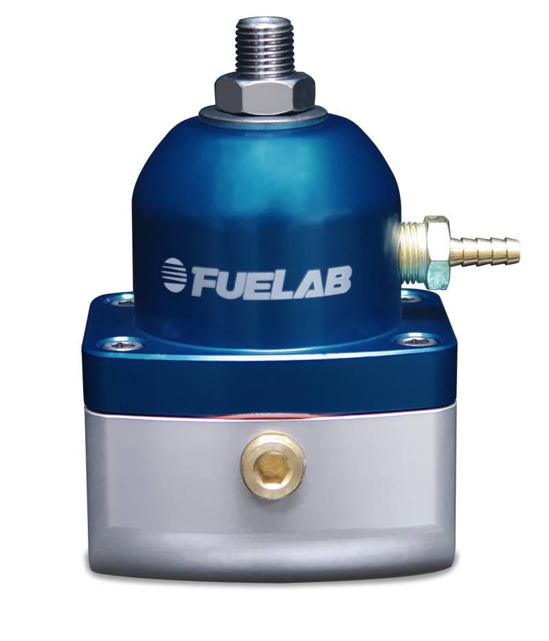 Fuelab 51505-3-L-L Fuelab 515 Carb Adjustable FPR Large Seat 1-3 PSI (2) -10AN In (1) -6AN Return - Blue thumbnail 2