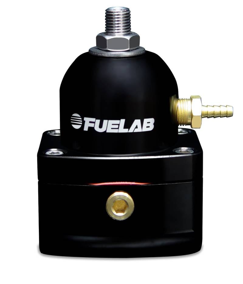 Fuelab 51503-1 Fuelab 515 Carb Adjustable FPR 4-12 PSI (2) -10AN In (1) -6AN Return - Black thumbnail 2