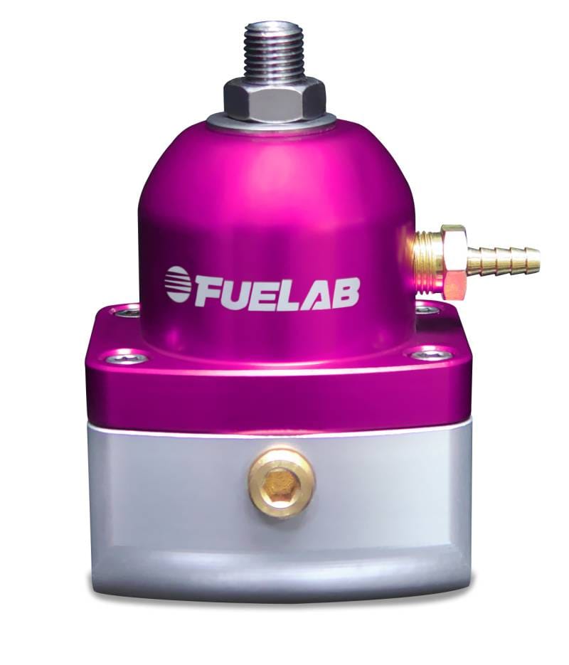 Fuelab 51503-4 Fuelab 515 Carb Adjustable FPR 4-12 PSI (2) -10AN In (1) -6AN Return - Purple thumbnail 2
