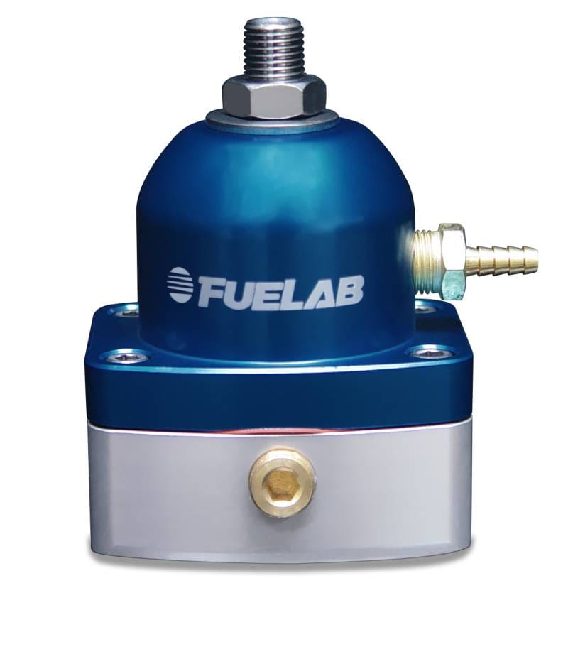 Fuelab 51504-3 Fuelab 515 Carb Adjustable FPR 4-12 PSI (2) -6AN In (1) -6AN Return - Blue thumbnail 2