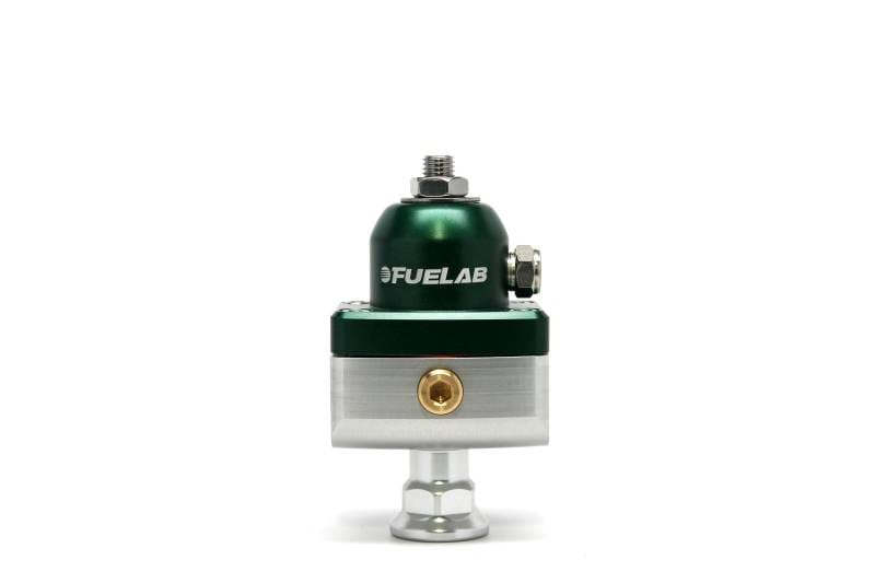 Fuelab 57502-6 Fuelab 575 Carb Adjustable Mini FPR Blocking 1-3 PSI (1) -6AN In (2) -6AN Out - Green thumbnail 2