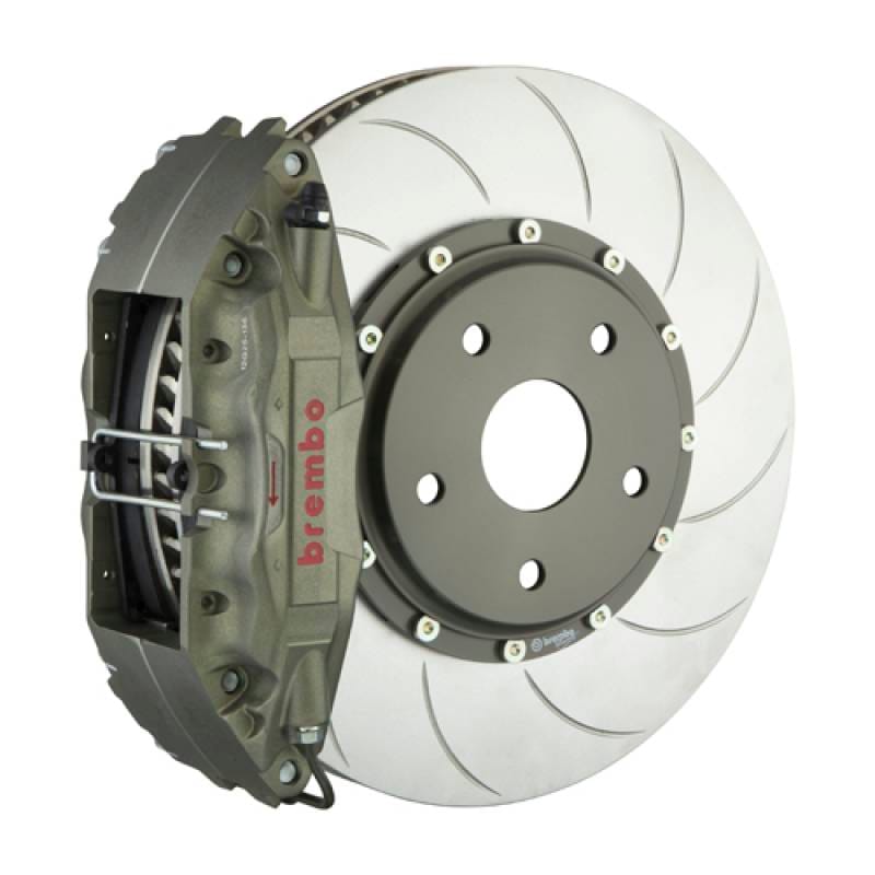 Brembo 3K2.6014A Brembo 95-98 993 993 Turbo PISTA Front Race BBK 4 Pist Cast 2pc 328 x35x6 4a 2pc Rotor T5-Clear HA thumbnail 2