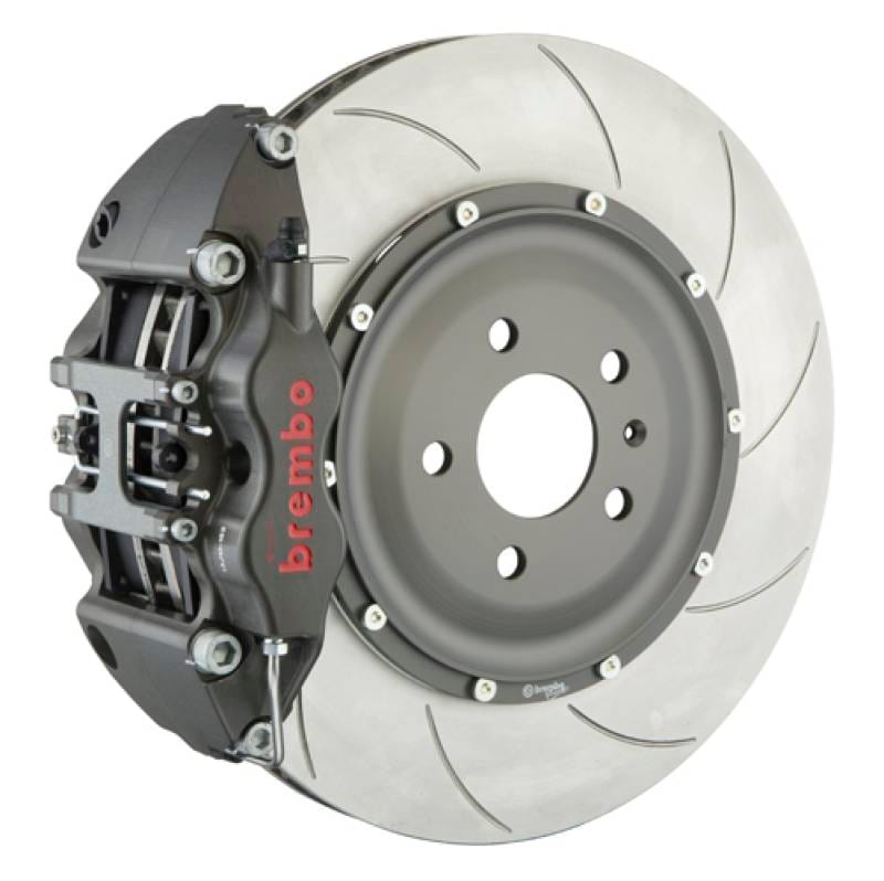 Brembo 3K2.9047A Brembo 14+ 991 Turbo/Turbo S PISTA Front Race BBK 6 Pist Forged380x34x6 5a 2pc Rotor T5-Clear HA thumbnail 2