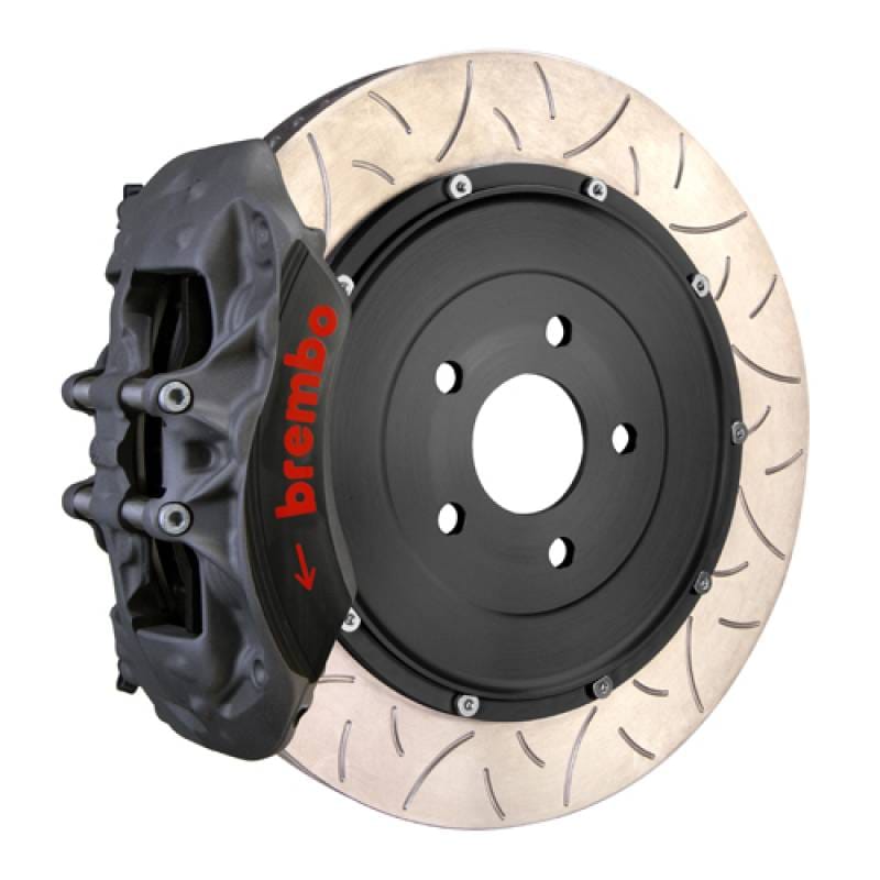 Brembo 3K3.9071A Brembo 01-04 996 C4S PISTA Fr Race BBK 6Pis Forged 2pc 380x35x53a 2pc Rotor T3-Black HA thumbnail 2
