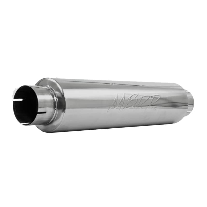 MBRP Exhaust pM1004S MBRP Universal Quiet Tone Muffler 4in Inlet/Outlet 24in Body 6in Dia 30in Overall T409 thumbnail 5