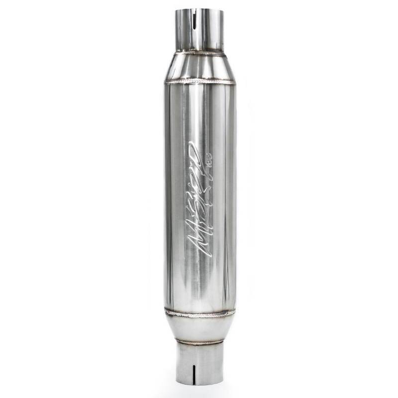 MBRP Exhaust pR1012 MBRP Universal Resonator 2.5in inlet/outlet 16in body 20in overall T304 thumbnail 7