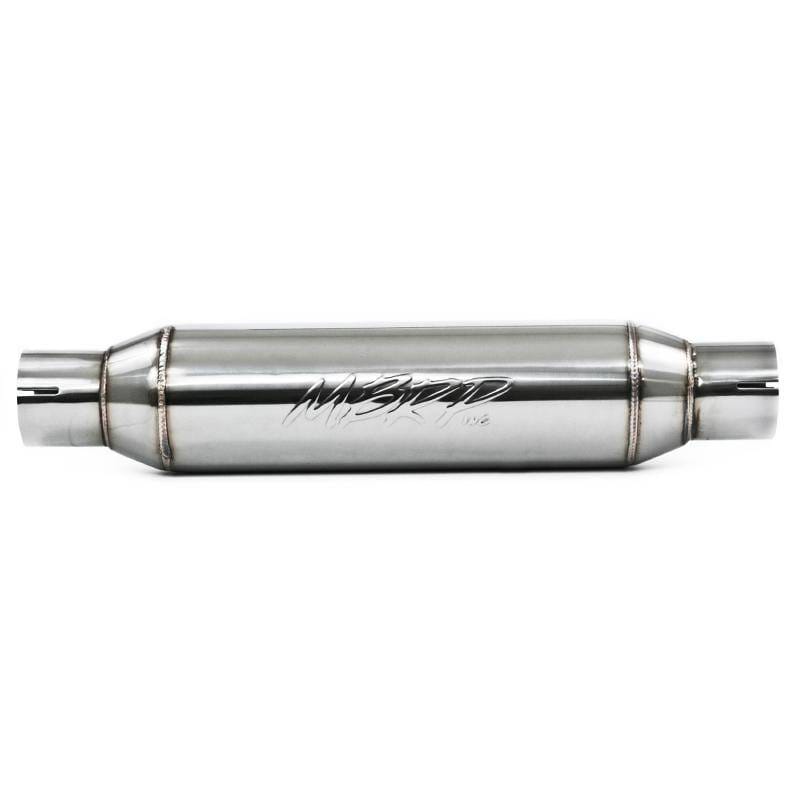 MBRP Exhaust pR1012 MBRP Universal Resonator 2.5in inlet/outlet 16in body 20in overall T304 thumbnail 8