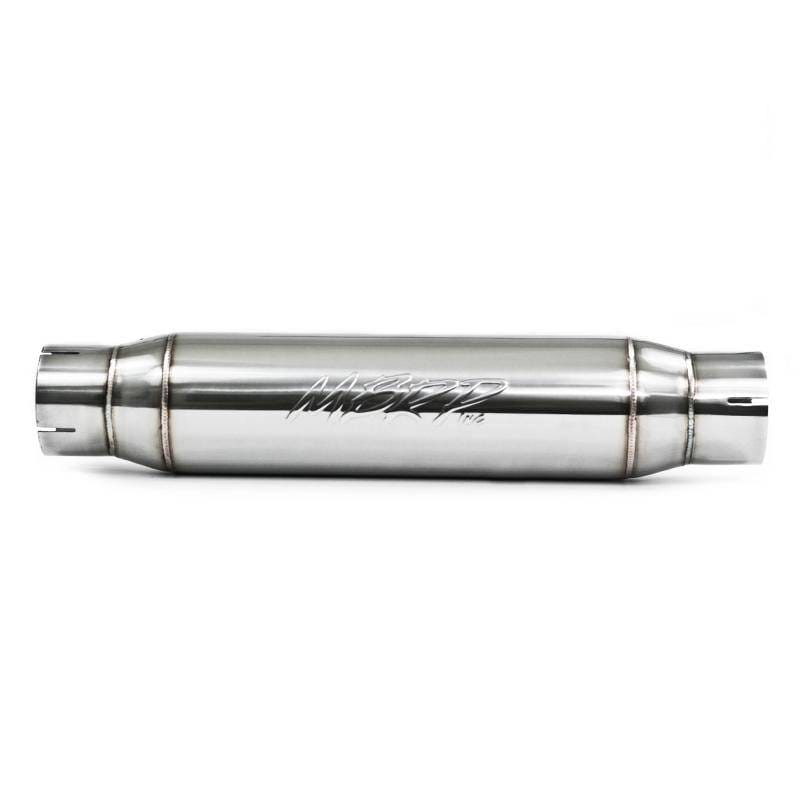 MBRP Exhaust pR1013 MBRP Universal Resonator 3in Inlet /Outlet 16in Body 20in Overall T304 thumbnail 2