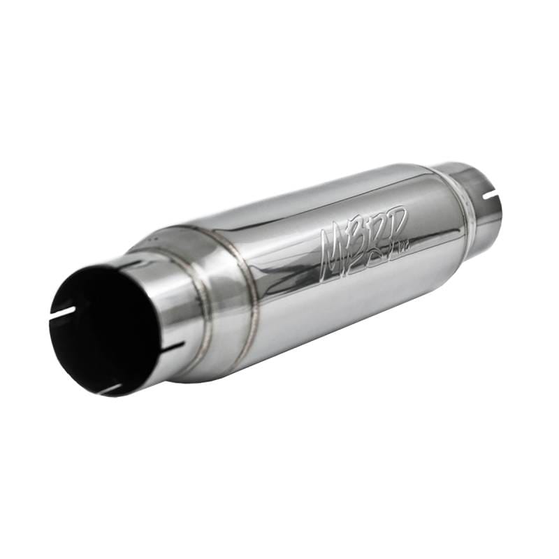 MBRP Exhaust pR1013 MBRP Universal Resonator 3in Inlet /Outlet 16in Body 20in Overall T304 thumbnail 4