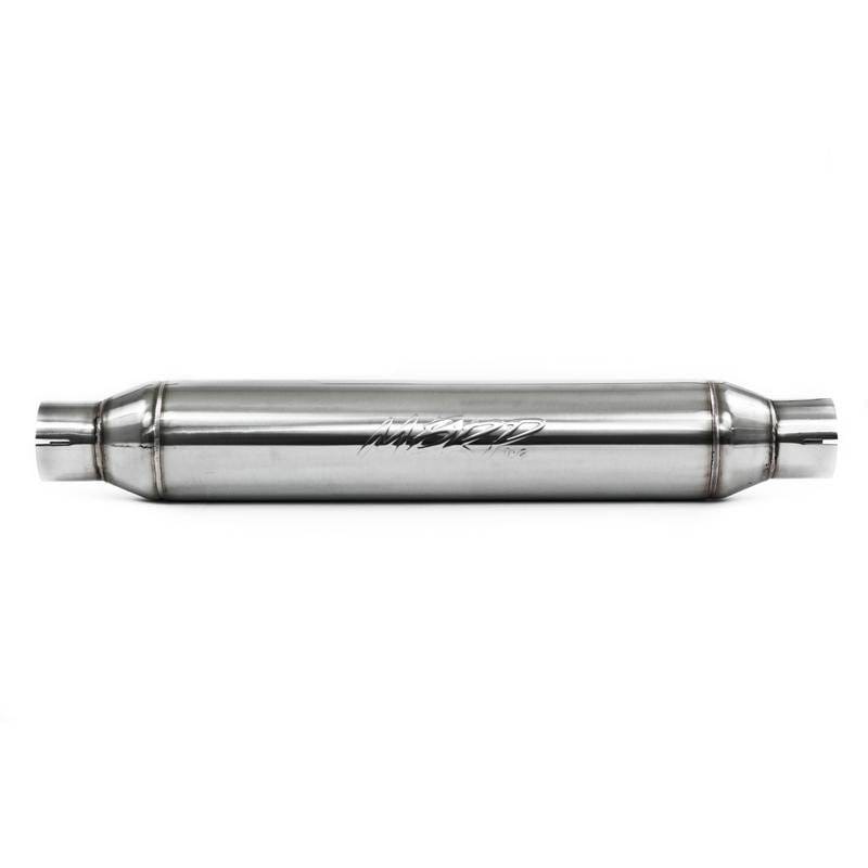 MBRP Exhaust pR1016 MBRP Universal Resonator 2.5in inlet/outlet 22in body 26in overall T304 thumbnail 5