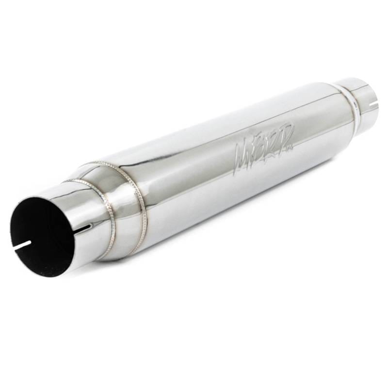 MBRP Exhaust pR1017 MBRP Universal Resonator 3in Inlet /Outlet 22in Body 26in Overall T304 thumbnail 8