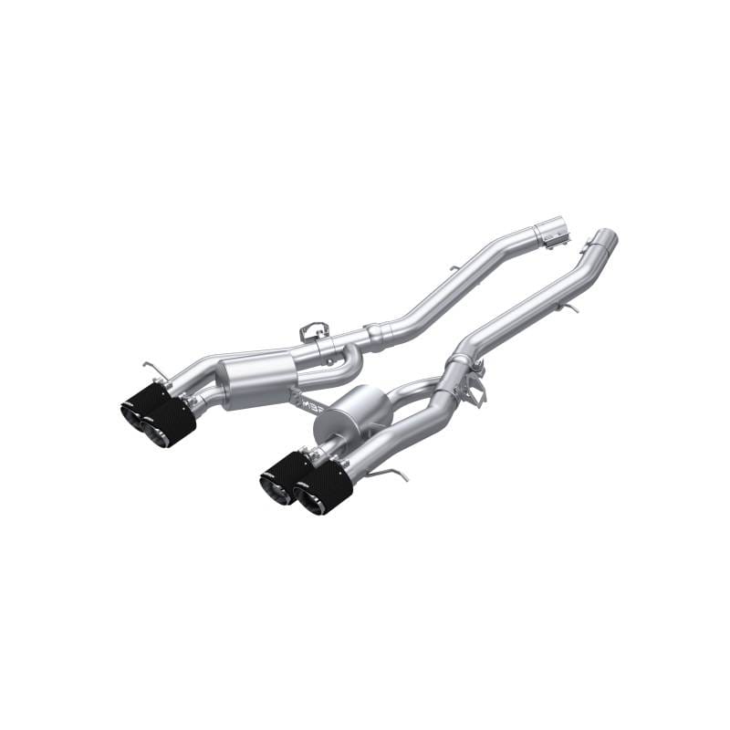 MBRP Exhaust pS45033CF MBRP 2021+ BMW M3/M4 3in Axle Back Dual Rear Exit w/ T304 SS Carbon Fiber Tips thumbnail 2
