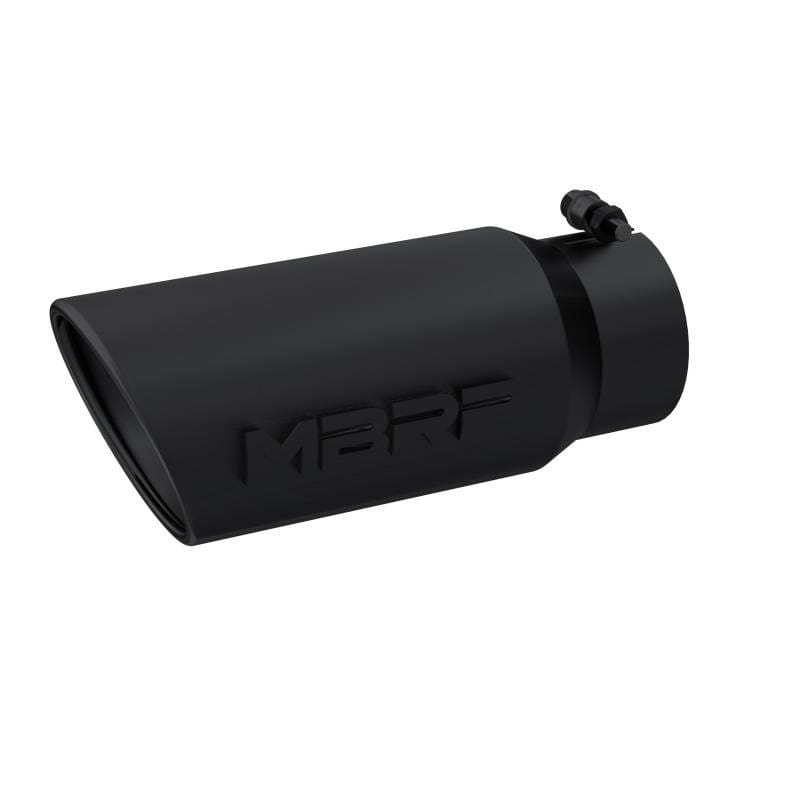 MBRP Exhaust pT5051BLK MBRP Universal Tip 5 O.D. Angled Rolled End 4 inlet 12 length - Black Finish thumbnail 7