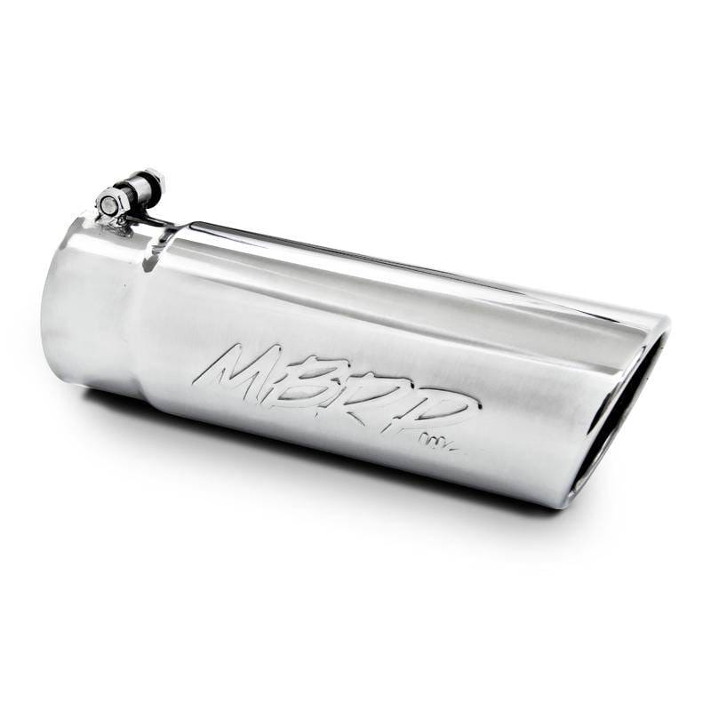 MBRP Exhaust pT5051 MBRP Universal Tip 5 O.D. Angled Rolled End 4 inlet 12 length thumbnail 2