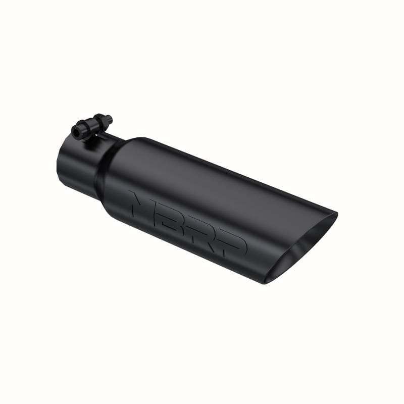 MBRP Exhaust pT5106BLK MBRP Universal Tip 3.5 O.D. Dual Wall Angled 2.5 inlet 12 length - Black Finish thumbnail 4