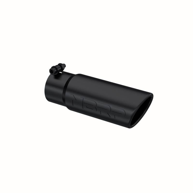 MBRP Exhaust pT5115BLK MBRP Universal Tip 3-1/2in O.D. Angled Rolled End - 3in ID Inlet 10in Length - Black thumbnail 2