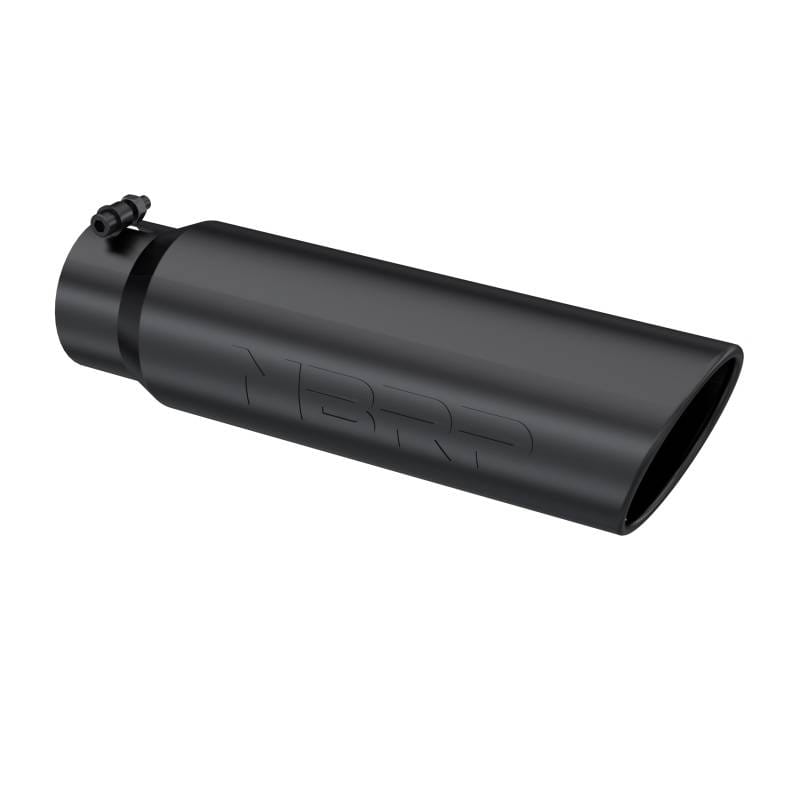MBRP Exhaust pT5124BLK MBRP Universal 5in OD Angled Rolled End 4in Inlet 18in Length Black Finish Exhaust Tip thumbnail 6