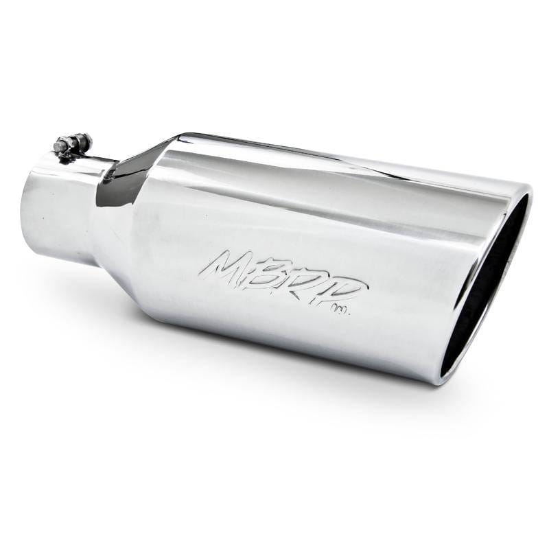 MBRP Exhaust pT5126 MBRP Universal Tip 7inch O.D. Rolled End 4inch inlet 18inch length - T304 (SINGLE TIP) thumbnail 4