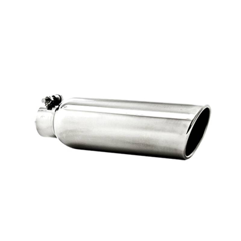 MBRP Exhaust pT5147 MBRP Universal Tip 3.5in OD 2.25in Inlet 12in L Angled Cut Rolled End Clampless No-Weld T304 thumbnail 2