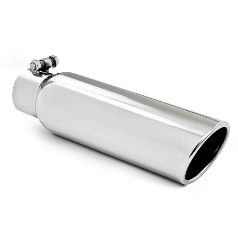 MBRP Exhaust pT5148 MBRP Universal Tip 3.5in OD 2.5in Inlet 12in L Angled Cut Rolled End Clampless No-Weld T304 thumbnail 6