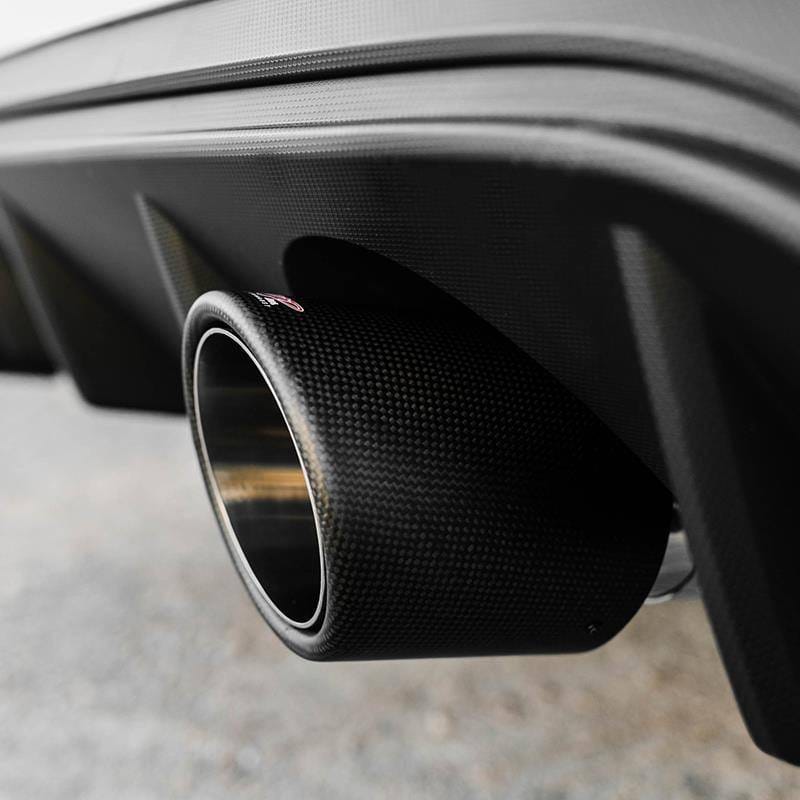 MBRP Exhaust pT5151CF MBRP Universal Carbon Fiber Tip 4.5in OD / 3in Inlet / 7.7in L thumbnail 2
