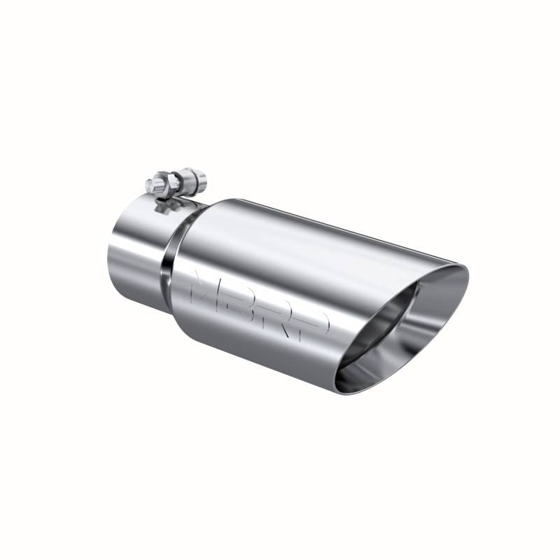 MBRP Exhaust pT5156 MBRP Universal Tip 4in OD 3in Inlet 10in Length Dual Wall Angled End T304 thumbnail 2