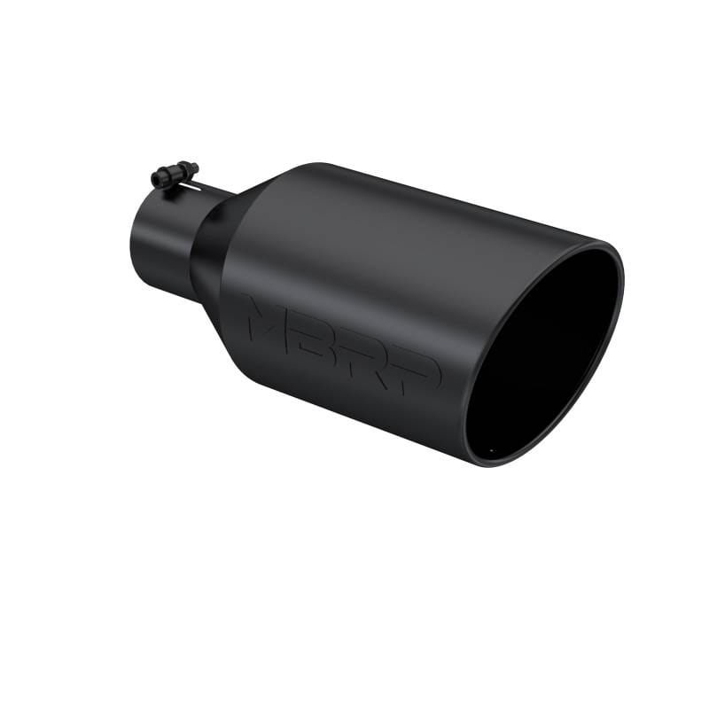 MBRP Exhaust pT5128BLK MBRP Universal Tip 8in O.D. Rolled End 4in inlet 18in length Black thumbnail 7