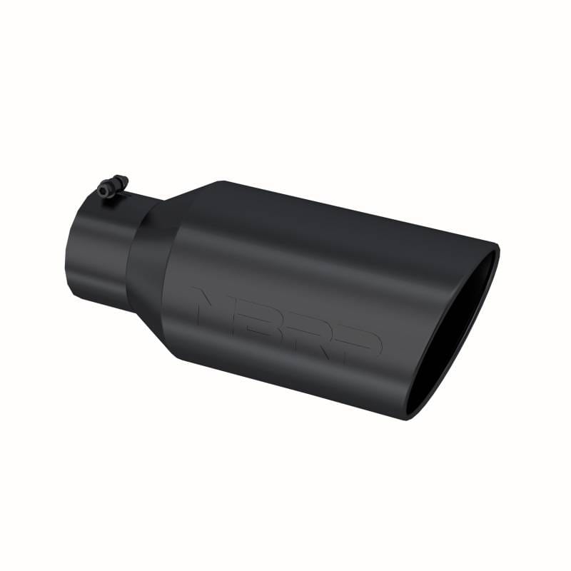MBRP Exhaust pT5129BLK MBRP Universal Tip 8in OD Rolled End 5in Inlet 18in Length T304 - Black thumbnail 2