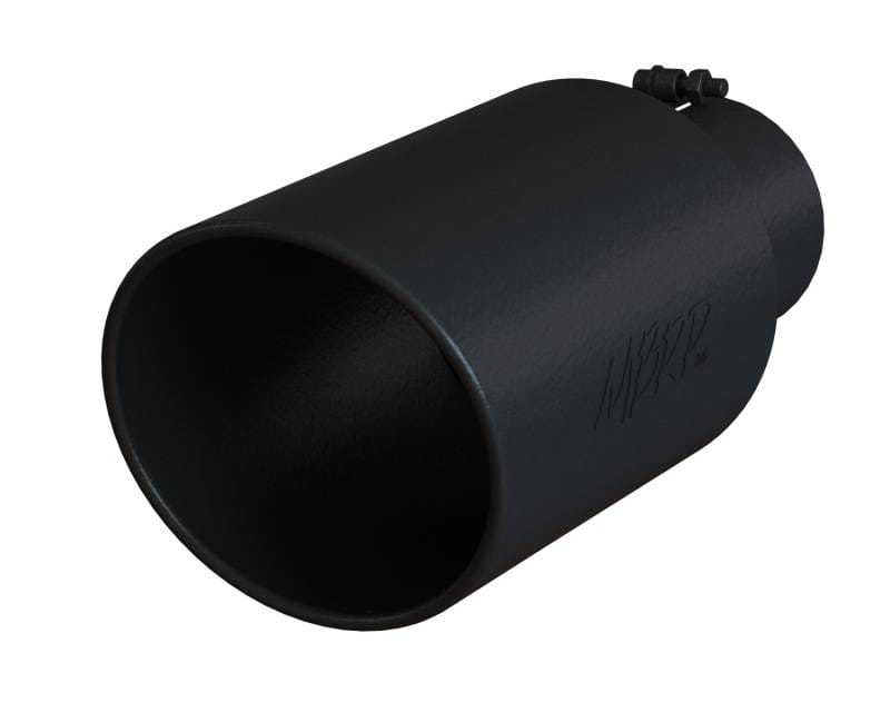 MBRP Exhaust pT5129BLK MBRP Universal Tip 8in OD Rolled End 5in Inlet 18in Length T304 - Black thumbnail 6