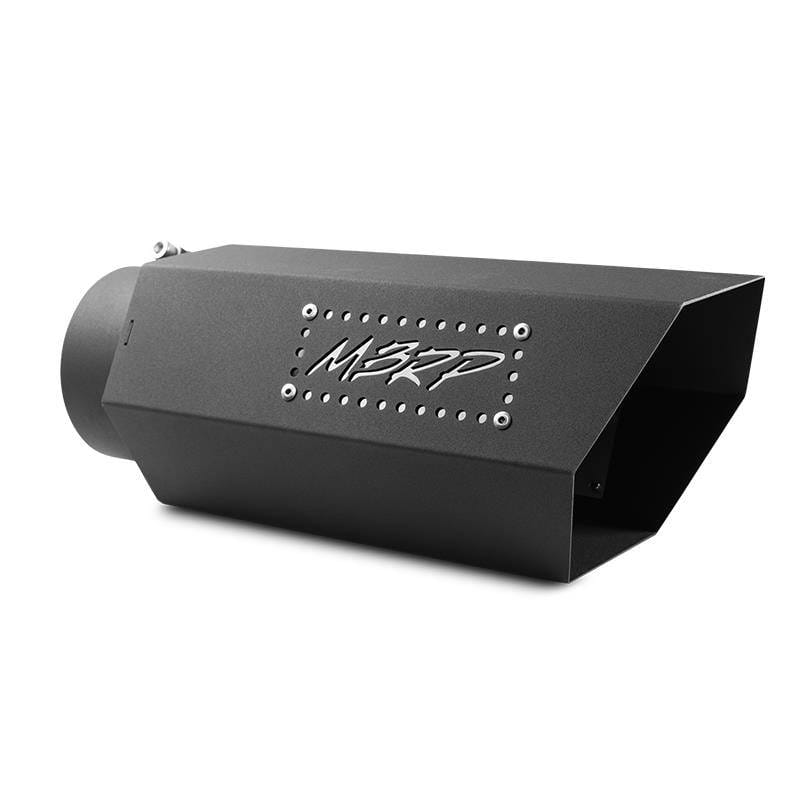 MBRP Exhaust pT5166BLK MBRP Universal Hex Tip 5in Inlet 16in Length w/ Logo - Black Coated thumbnail 2