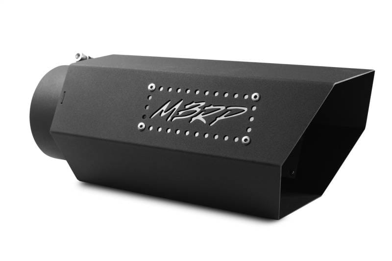 MBRP Exhaust pT5166BLK MBRP Universal Hex Tip 5in Inlet 16in Length w/ Logo - Black Coated thumbnail 4