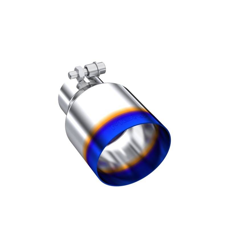 MBRP Exhaust pT5176BE MBRP Burnt End Tip 2.5 ID 4 ID Out 6.5 length Single Wall Angle Cut 304 Stainless Steel thumbnail 2