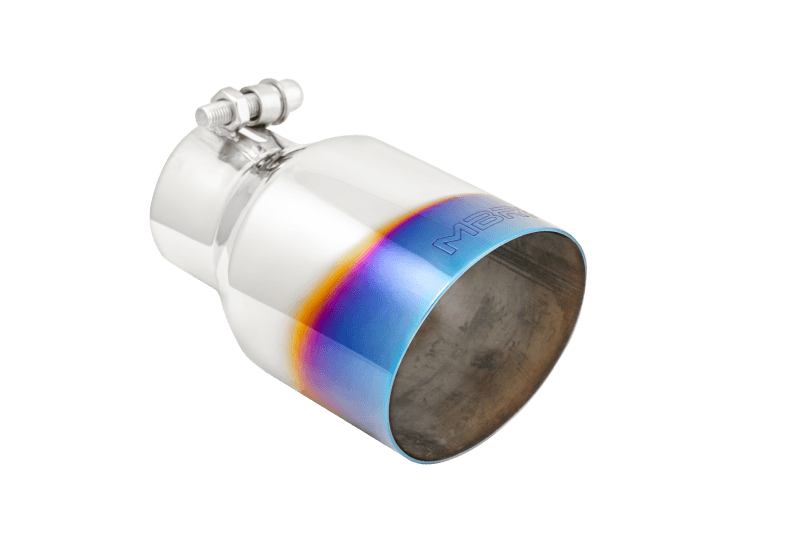 MBRP Exhaust pT5176BE MBRP Burnt End Tip 2.5 ID 4 ID Out 6.5 length Single Wall Angle Cut 304 Stainless Steel thumbnail 4