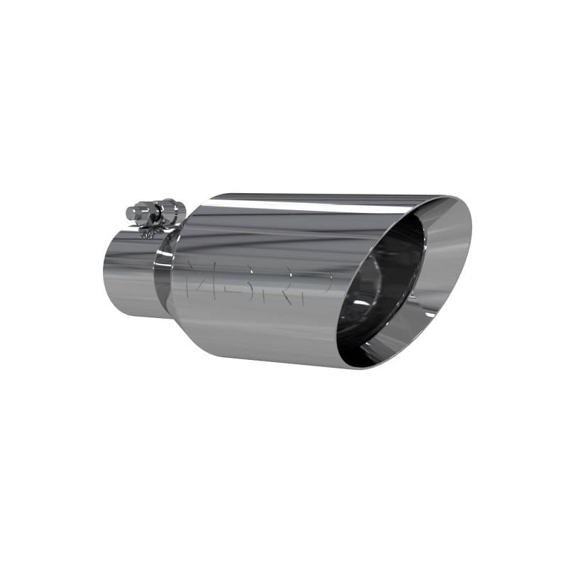 MBRP Exhaust pT5161 MBRP Universal Tip 4.5 O.D. Dual Walled Angled Rolled End 2.5 Inlet 12in Length - T304 thumbnail 6