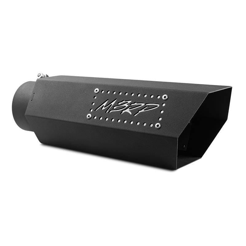 MBRP Exhaust pT5164BLK MBRP Universal Hex Tip 4in Inlet 16in Length w/ Logo - Black Coated thumbnail 2