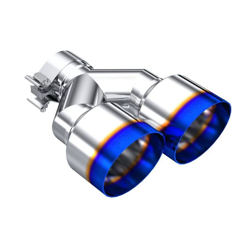 MBRP Exhaust pT5178BE MBRP Burnt End Tip 2.5 ID Dual 4 OD Out 9.5 length Single wall 304 Stainless Steel Driver Side thumbnail 2