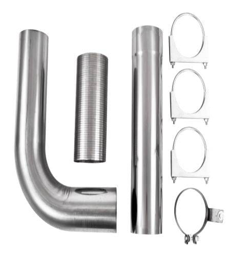 MBRP Exhaust pUT8001 MBRP Universal Full Size Pickup Single Stack 5in Kit AL thumbnail 7