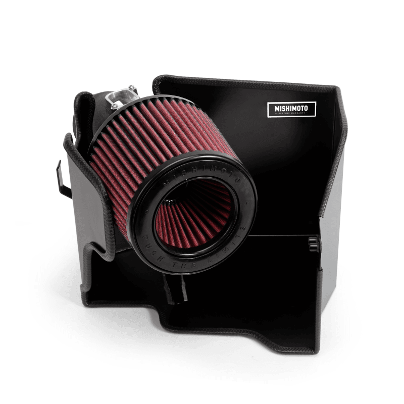 Mishimoto MMAI-MIN-14WBK Mishimoto 14-16 Mini Cooper S 2.0L Performance Air Intake Kit - Wrinkle Black - Fits 2014-2019 Mini Cooper thumbnail 14