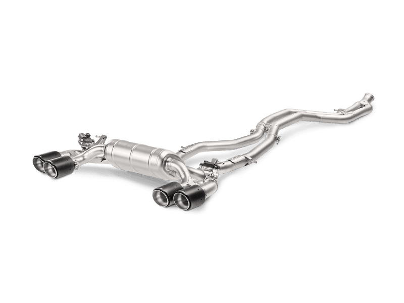 Akrapovic ME-BM/T/8H Akrapovic 16-17 BMW M2 F87 (Excl M2 Competition) Evolution Line Cat Back (Titanium) w/Carbon Tips - Fits 2016-2017 BMW M2 thumbnail 3