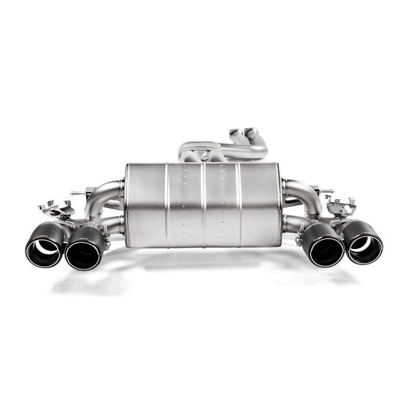 Akrapovic S-BM/T/3H Akrapovic 2018+ BMW M2 Competition/M2 CS (F87N) Slip-On Line (Titanium) w/Carbon Fiber Tips - Fits 2018-2021 BMW M2 thumbnail 6